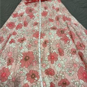 Floral Pink and White Skirt